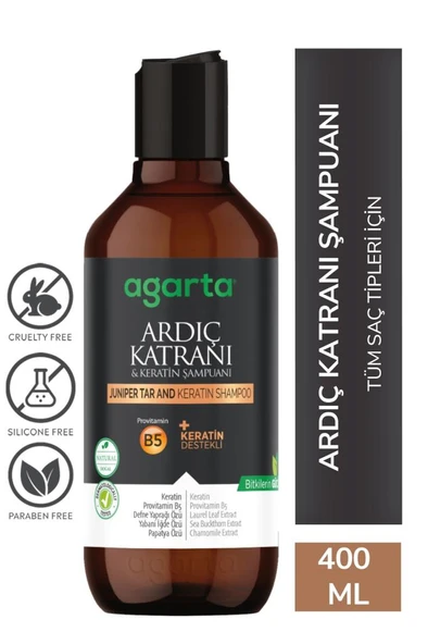 Agarta Ardıç Katranı Ve Keratin Şampuanı 400 Ml