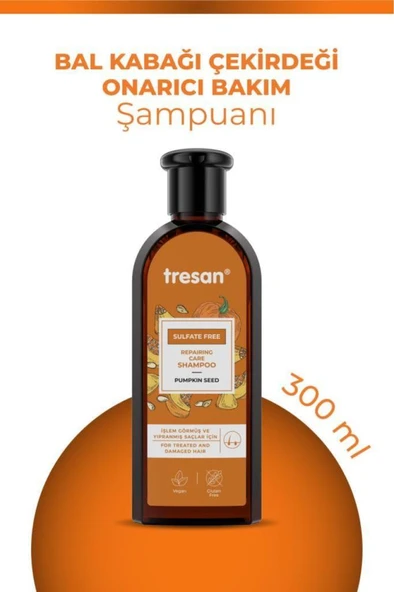 Tresan Bal Kabağı Onarıcı Sülfatsız Şampuanı 300 ml - 2