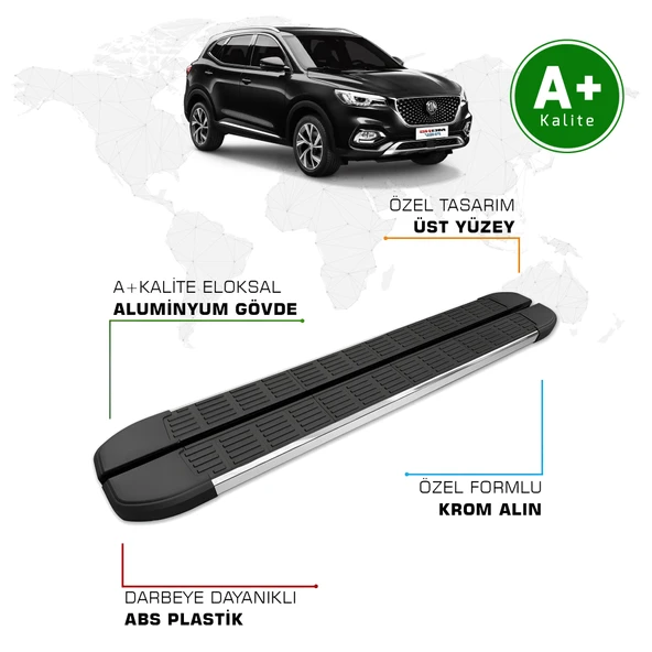 FA OTOMOTİV MG HS Yan Basamak 2021 Model ve Sonrası S-Line ürün görseli 1