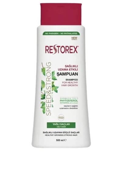 Restorex Speed Strong Sarmaşık Özlü Yağlı Saçlar İçin Şampuanı 500 Ml