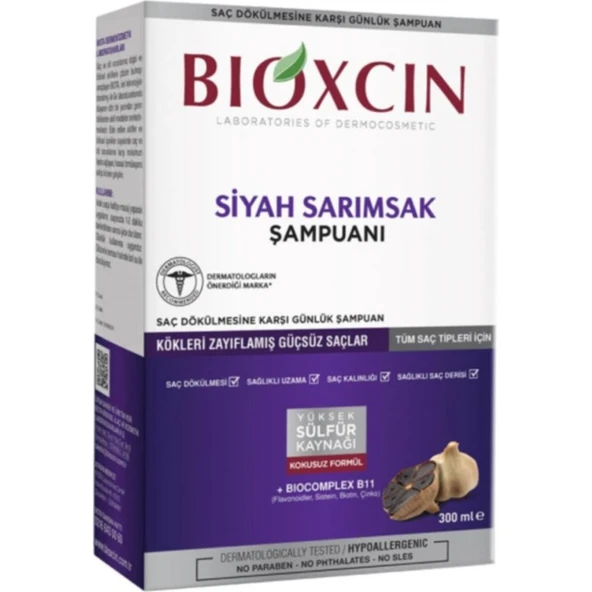 Bioxcin Siyah Sarımsak Şampuanı 300 ml