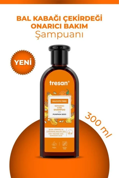 Tresan Bal Kabağı Onarıcı Sülfatsız Şampuanı 300 ml