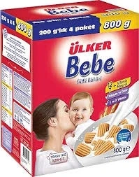 Ülker Bebe Bisküvisi 800gr (1x4) Koli 4lü