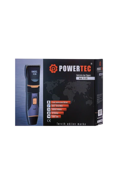Powertec TR 3200 Çift Bataryalı Saç Kesme Makinesi - 5