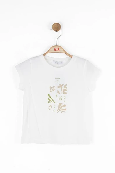 Kız Çocuk Shapes Tshirt 38503 - 10