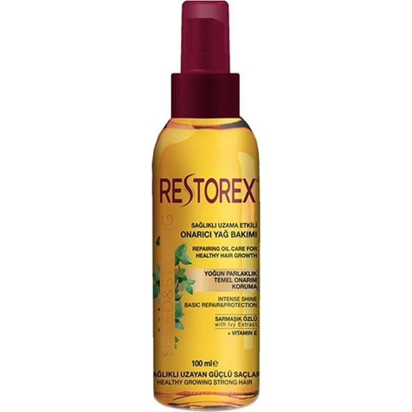 Restorex Sağlıklı Uzama Etkili Onarıcı Saç Bakım Yağı 100 ml