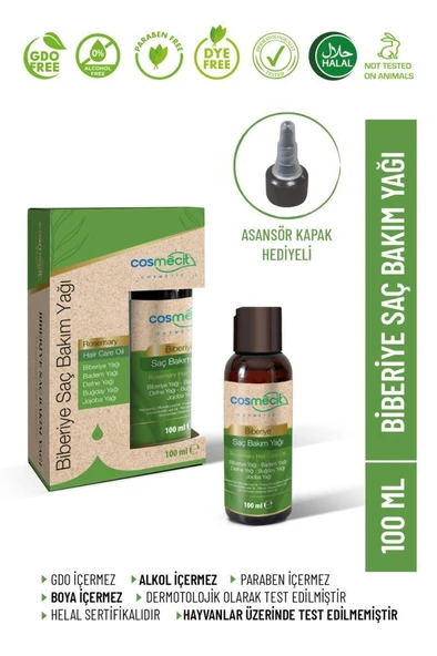 Cosmecit Biberiye Saç Bakım Yağı 100 Ml