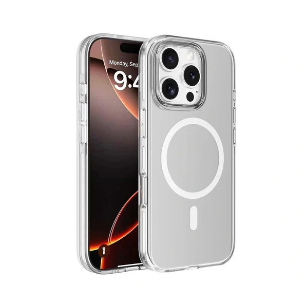 iPhone 16 Pro Kılıf Magsafe Şarj Özellikli Kamera Korumalı Kripto Kapak ürün görseli