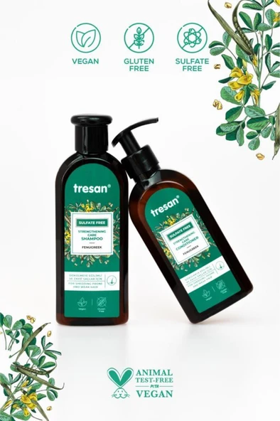 Tresan Çemen Otu Güçlendirici Sülfatsız Bakım Saç Kremi 300 ml - 7