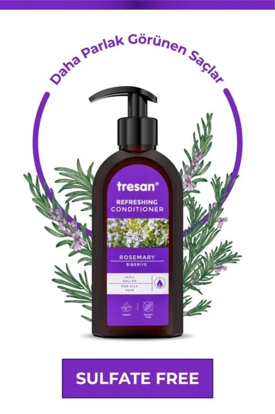 Tresan Biberiye Canlandırıcı Sülfatsız Bakım Saç Kremi 300 ml - 2