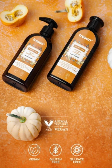 Tresan Bal Kabağı Çekirdeği Onarıcı Sülfatsız Saç Bakım Kremi 300 ml - 7