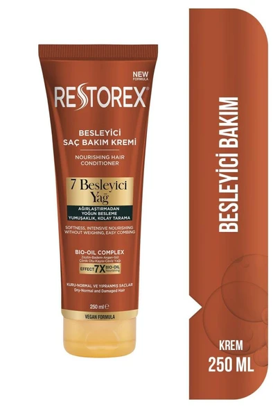 Restorex Besleyici Bakım Saç Kremi 250 Ml - 7 Besleyici Yağ