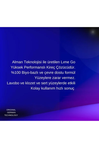 Hyge Banyo Temizleyici Kireç Sökücü Kir Çözücü Etkili Güçlü %100 Biyo Bazlı Formül Lavabo Klozet - 3