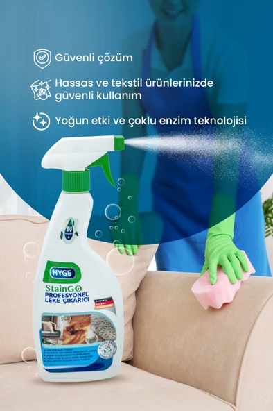 Hyge Leke Çıkarıcı Ultra Güçlü %100 Biyo Bazlı Formül Çoklu Enzim Teknolojisi Hassas Ve Etkili - 5