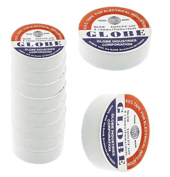 Globe İzole Bant Beyaz (10 ADET)