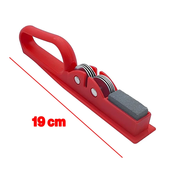 Pratik Bıçak Elmas Bileyici Taşlı Keskinleştirici Satır Bileyleme Oynar Bileyli 1 Adet - Resim 2