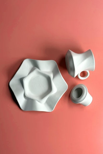 Semazen Kahve Fincanı - Alçı Kalıp - 4