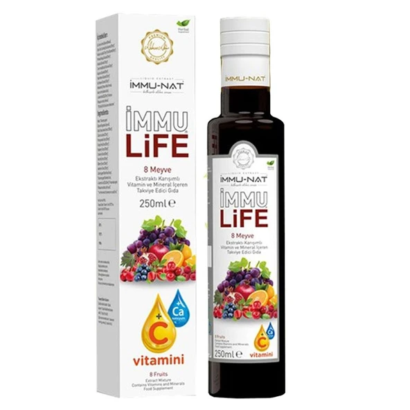 İmmunat İmmu Life 8 Meyve Karışımlı Ekstrat 250 ml