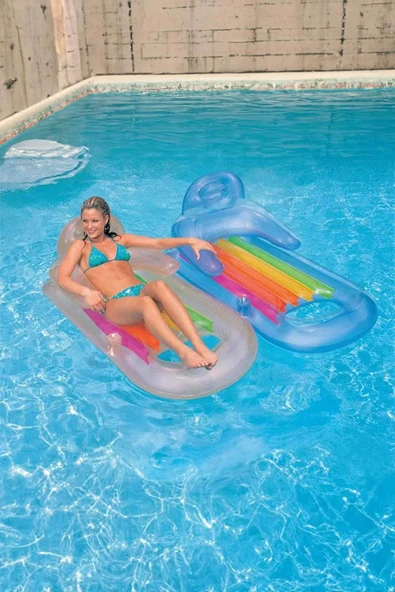 Intex Sultan Koltuğu Şişme Yatak 160X85Cm Bardak Yuvalı IDY58802NP - 3