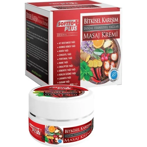 Softto Plus Bitkisel Karışım Masaj Kremi 100 ml - 2