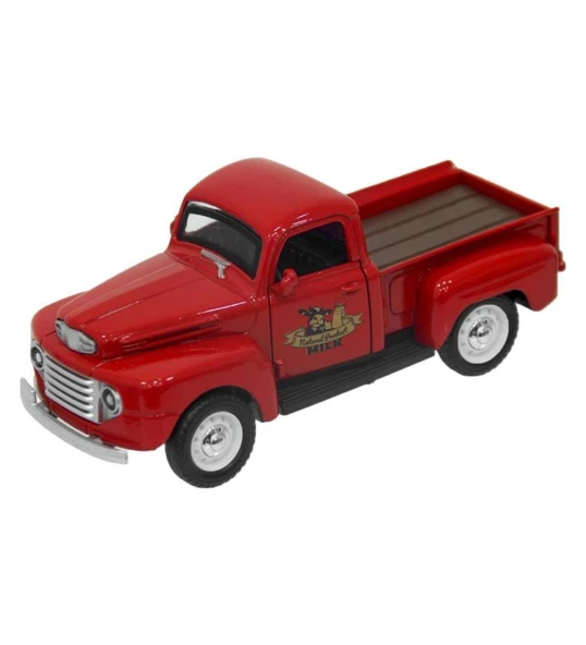 Birlik Oyuncak Metal Çek-Bırak Amerikan Tipi PİCK-UP Araç (Süt Arabası) 1:36 Ölçekli FY5128-12D