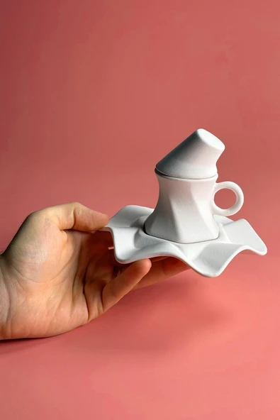 Semazen Kahve Fincan Tabağı - Alçı Kalıp - 5