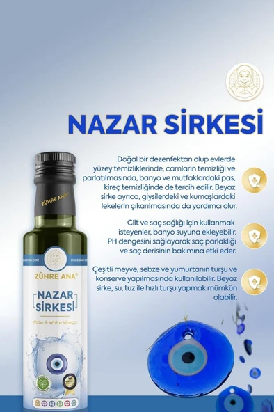 Zühre Ana Nazar Sirkesi Water & White Vinegar 500 Ml - 2