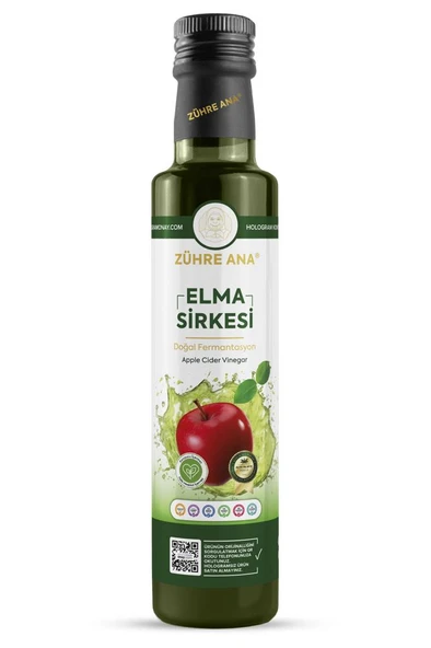 Zühre Ana Elma Sirkesi Doğal Fermantasyon 500 Ml