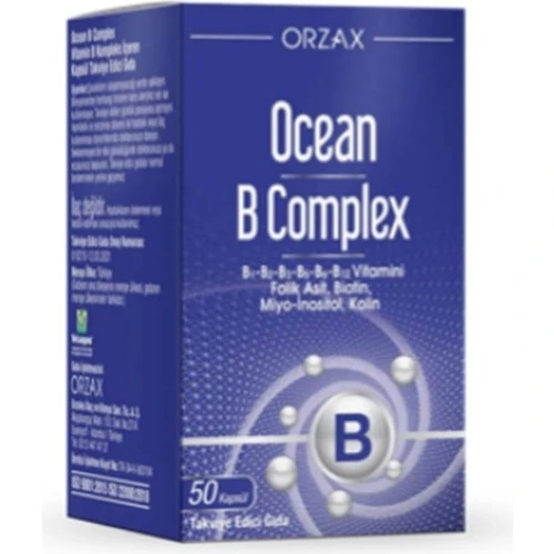 Orzax Ocean B Complex 50 Kapsül