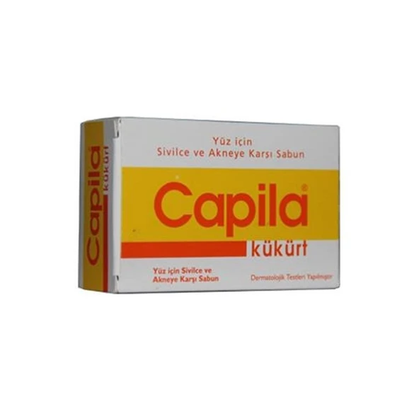Capila Kükürt Sabun 90 gr Yağlı Yüz için Sabun