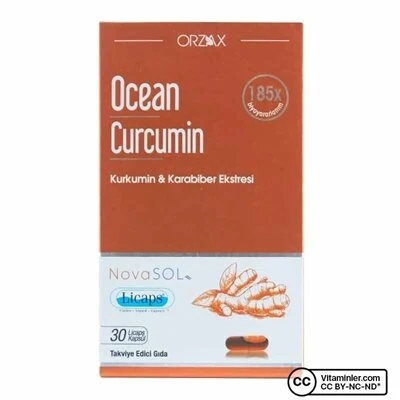 Orzax Ocean Curcumin 30 Kapsül