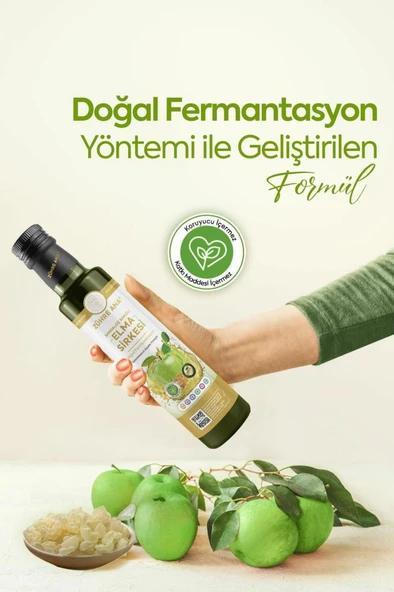 Zühre Ana Sandaloz Sakızlı Elma Sirkesi Doğal Fermantasyon 500 Ml - 4