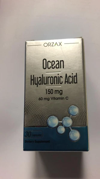 Orzax Ocean Hyaluronik Asit 150 mg 30 Kapsül