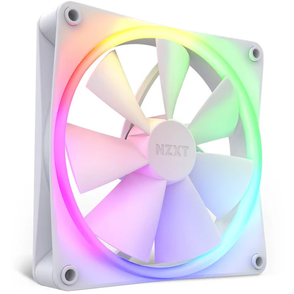 NZXT F140 RGB RF-R14SF-W1 140 mm Beyaz Kasa Fanı - 2