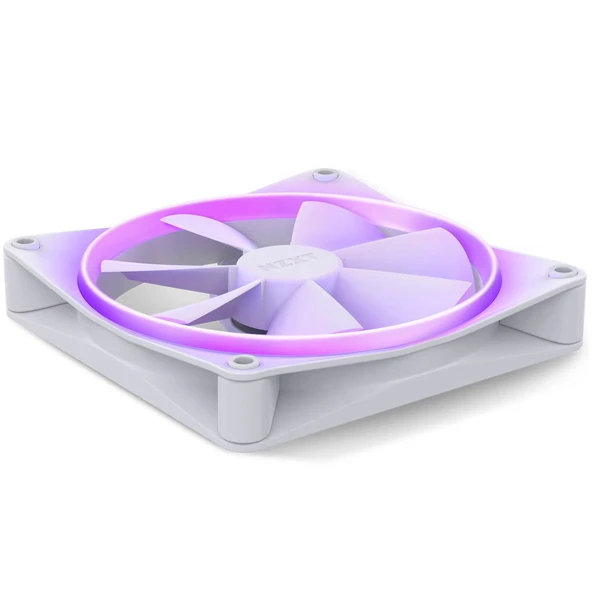 NZXT F140 RGB RF-R14SF-W1 140 mm Beyaz Kasa Fanı - 4