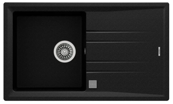 TEKA STONE 50 B-TG METALLİK SİYAH TEZGAHÜSTÜ GRANİT EVYE ürün görseli