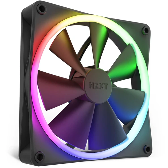 NZXT F140 RGB RF-R14SF-B1 140 mm Siyah Kasa Fanı - 2
