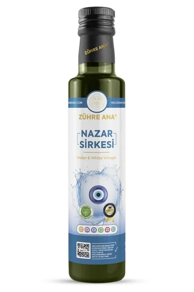 Zühre Ana Nazar Sirkesi Water & White Vinegar 500 Ml