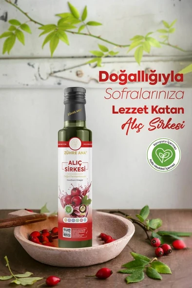 Zühre Ana Alıç Sirkesi Doğal Fermantasyon 500 Ml - 4