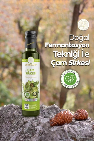 Zühre Ana Çam Sirkesi Doğal Fermantasyon 500 Ml - 4