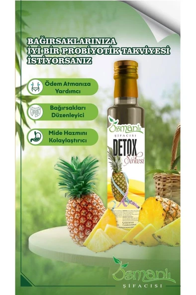 Osmanlı Şifacısı Ananaslı Detox Sirkesi 500 Ml - 2