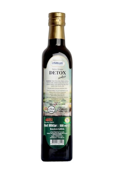 Ralila İmmun Apteka Elma Sirkeli Detoks Sirkesi 500 ml - 2