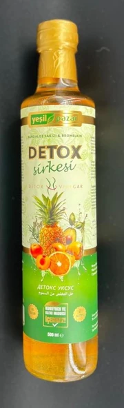 Yeşil Pazar Detoks Sirkesi 500 ML - 2
