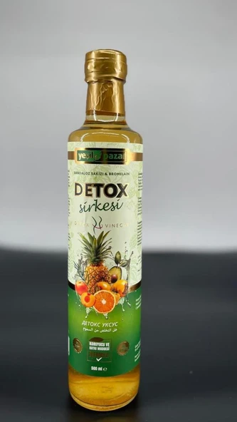 Yeşil Pazar Detoks Sirkesi 500 ML - 3