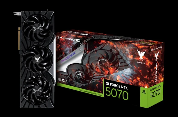 Gainward GeForce RTX5070 PHOENIX 12GB GDDR7 192bit 3-DP HDMI DLSS 4 Ekran Kartı - 7