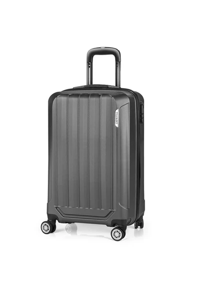 Spring Model Füme Renk 3'lü Valiz Seti Kabin - Orta - Büyük - 5