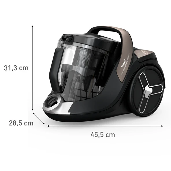 Tefal TW7C89EA Cyclonic Effite Toz Torbasız Elektrikli Süpürge - Resim 2