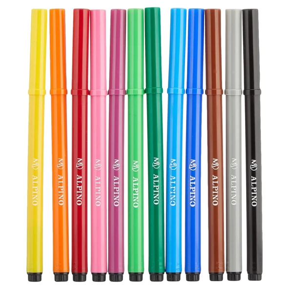 Alpino Keçeli Kalem 12 Renk AR-1002 - 3