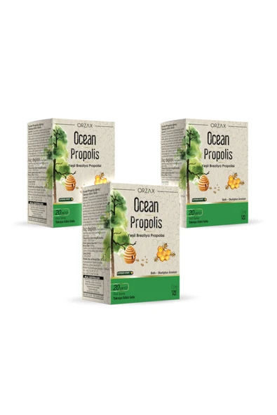 Ocean Yeşil Brezilya Propolis Sprey 20 ml X3 Adet