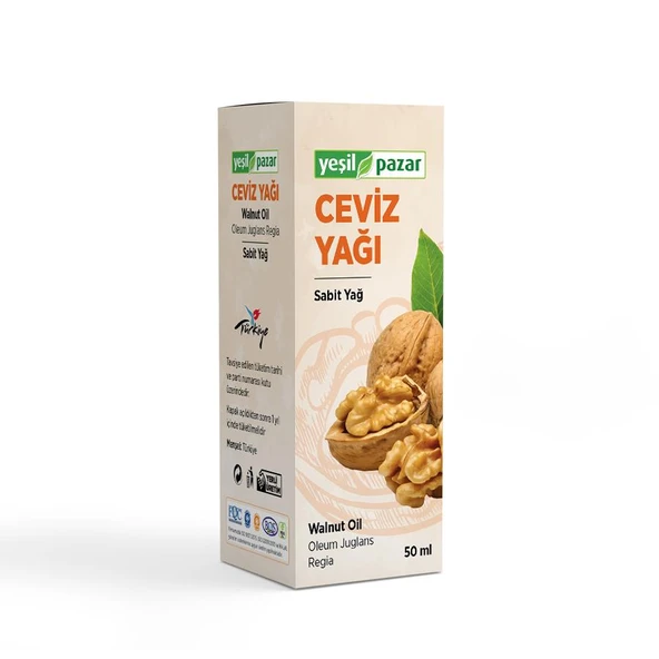 Yeşil Pazar Ceviz Yağı 50 ML